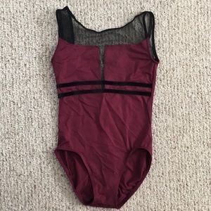 Ainslie wear Red Leotard